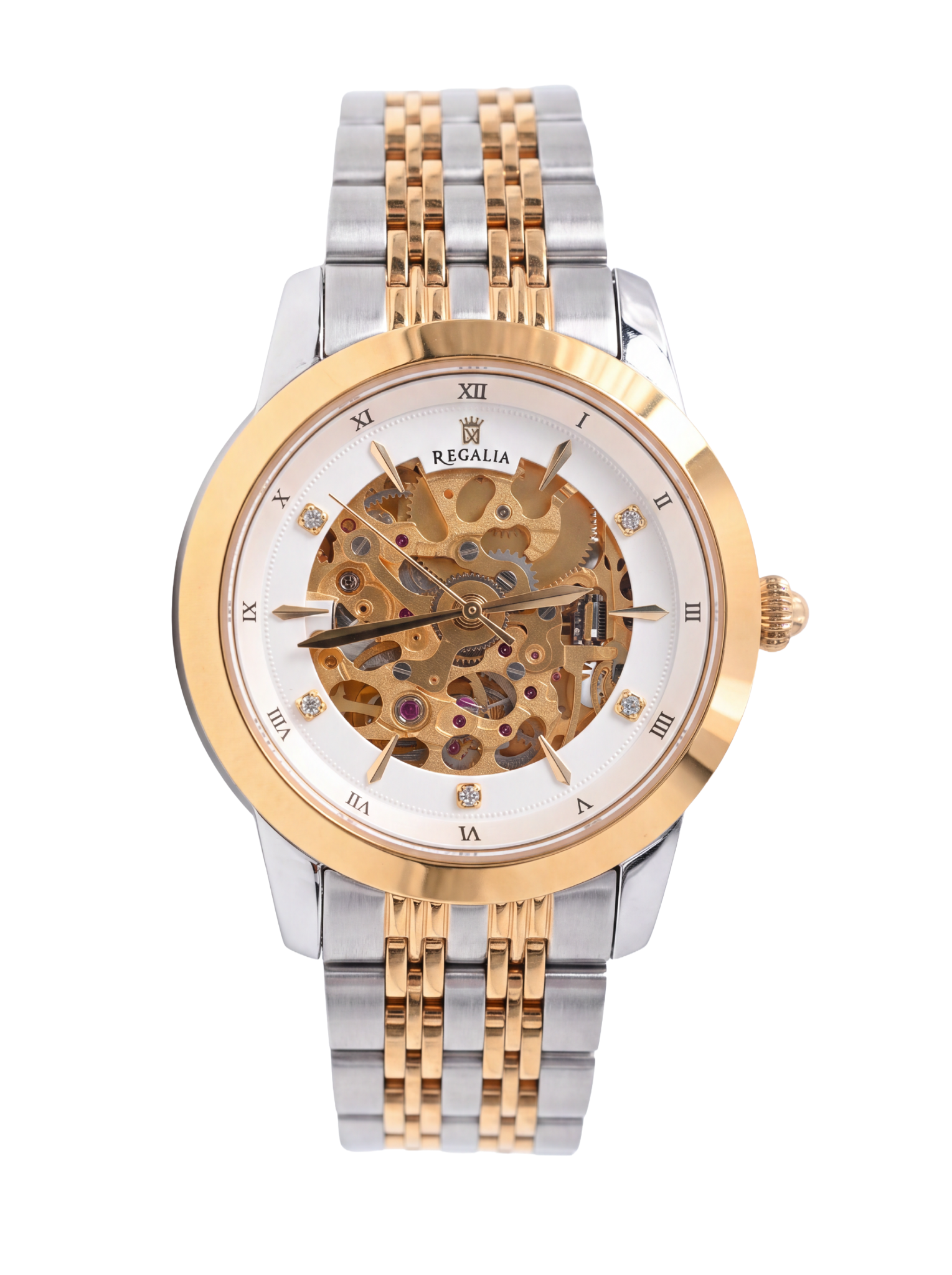 Regalia Female Two Tone With White Dial